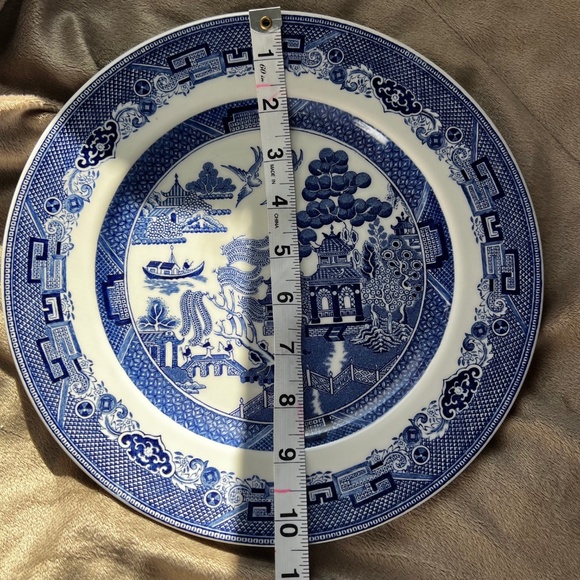 Johnson Brothers Classic Willow Blue Dinner Plate 10.5" Made In England - Picture 4 of 4